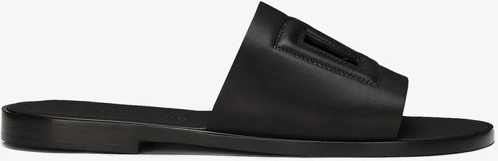 Logo Calfskin Slides