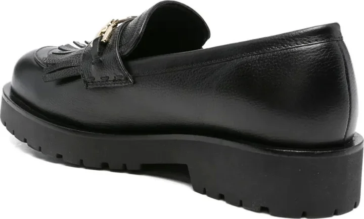 Logo-Chain Tassel Loafers - Image 3