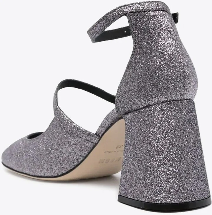 Logo Charm 90 Glittered Pumps - Image 2