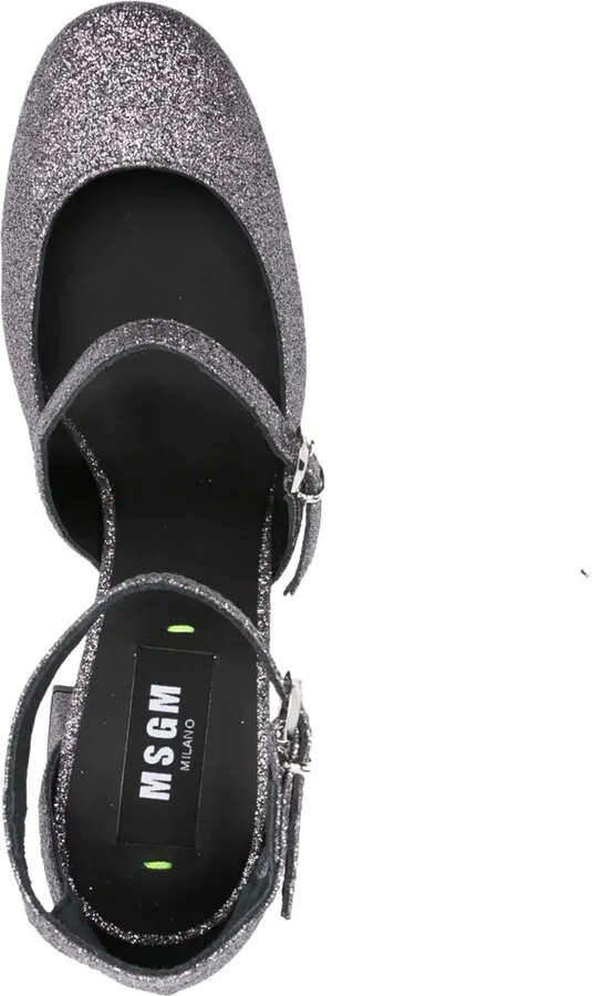Logo-Charm 90mm Glitter Pumps - Image 4