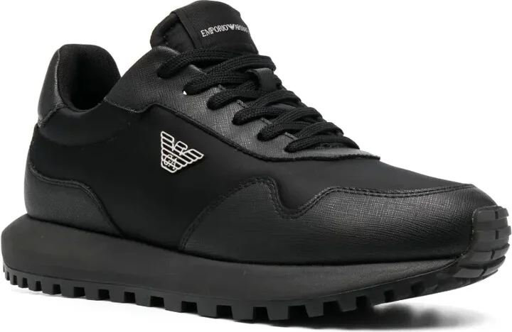 Logo-Charm Lace-Up Sneakers - Image 2