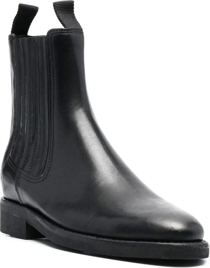 Logo-Charm Leather Boots - Image 2