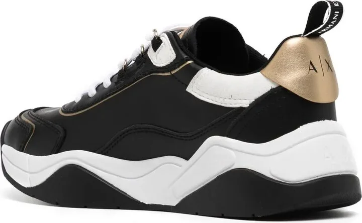 Logo-Charm Leather Lace-Up Sneakers - Image 3