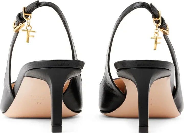 Logo-Charm Slingback Pumps - Image 3