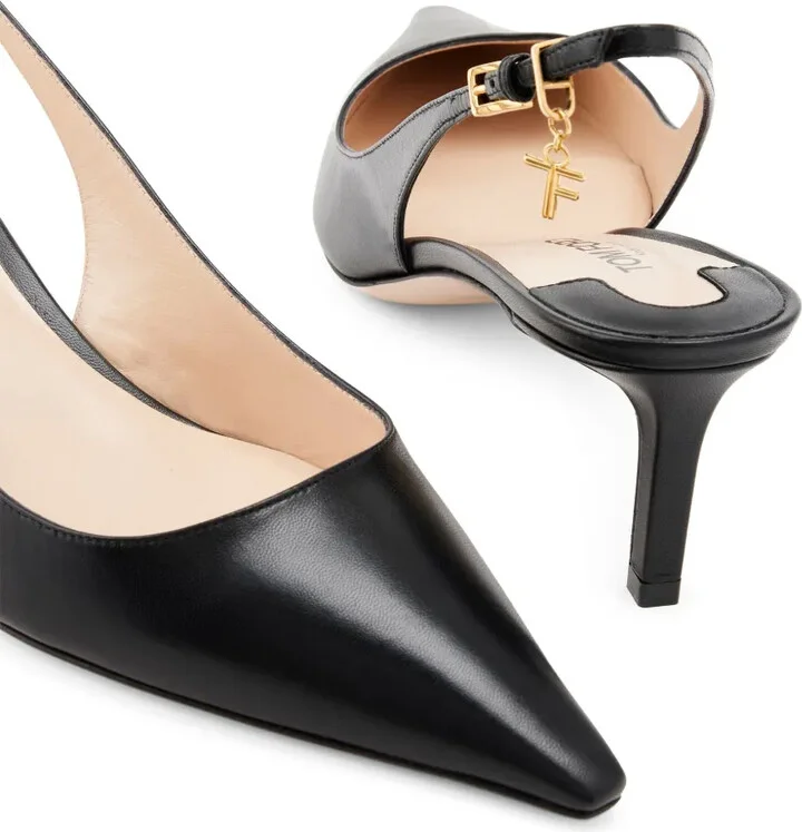 Logo-Charm Slingback Pumps - Image 4