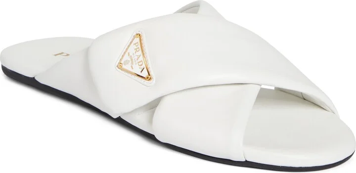 Logo Crisscross Slide Sandal