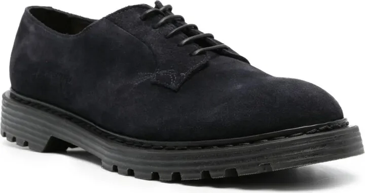Logo-Debossed 30mm Suede Derby Shoes - Image 2