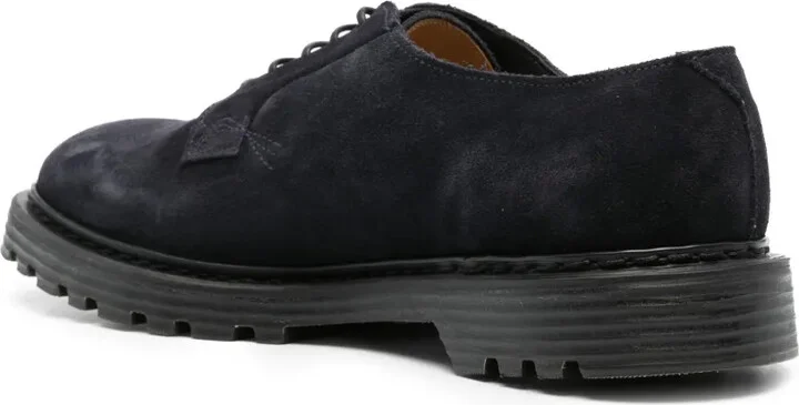 Logo-Debossed 30mm Suede Derby Shoes - Image 3