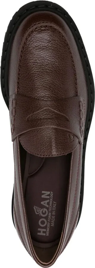Logo-Debossed 35mm Leather Loafers - Image 4