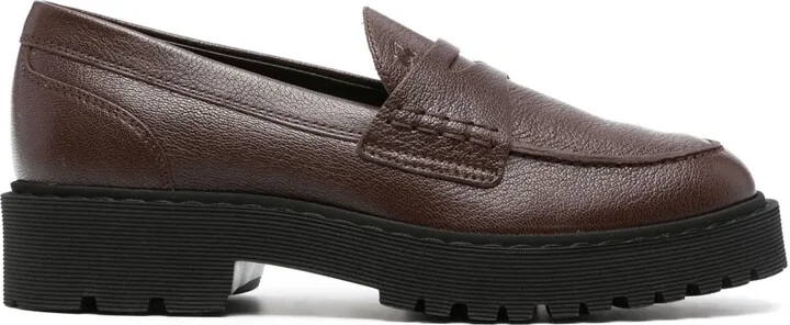 Logo-Debossed 35mm Leather Loafers