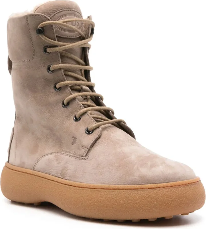 Logo-Debossed Combat Boots - Image 2