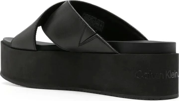 Logo-Debossed Flatform Slides - Image 3