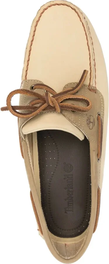 Logo-Debossed Leather Boat Shoes - Image 4
