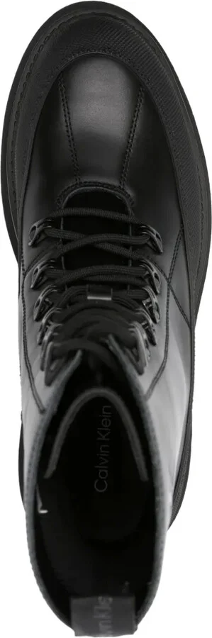Logo-Debossed Leather Boots - Image 4