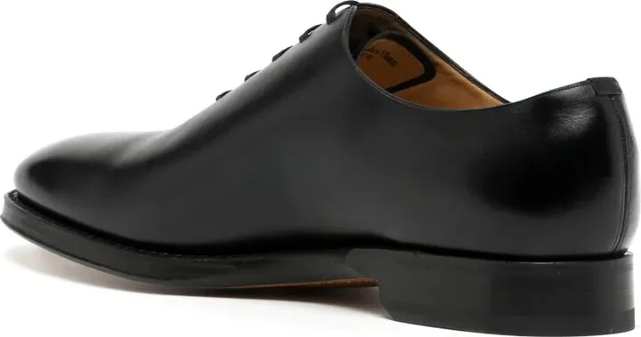 Logo-Debossed Leather Derby Shoes - Image 3