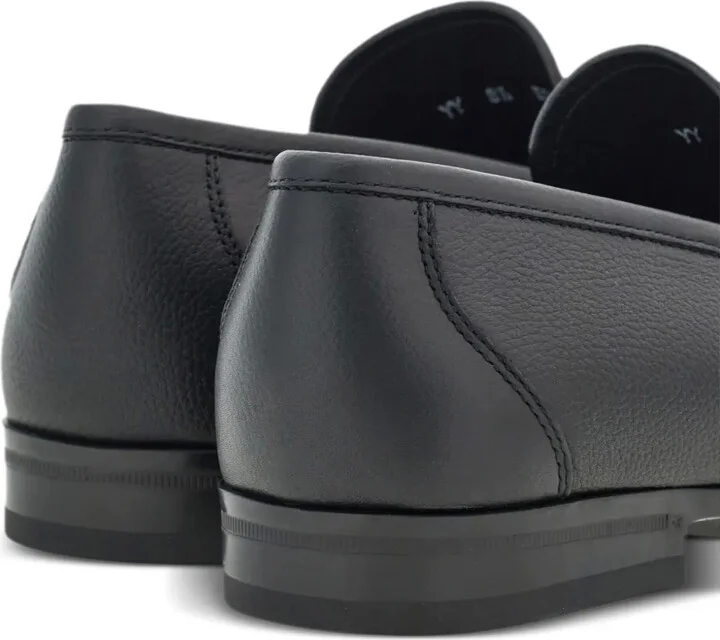 Logo-Debossed Leather Loafers - Image 3