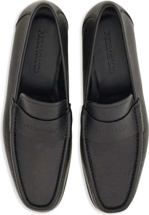 Logo-Debossed Leather Loafers - Image 4