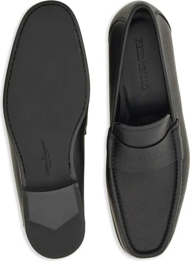 Logo-Debossed Leather Loafers - Image 5