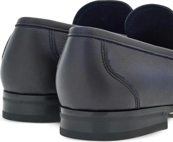 Logo-Debossed Leather Loafers - Image 3