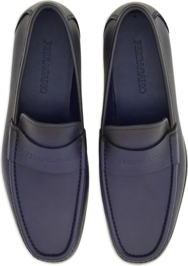Logo-Debossed Leather Loafers - Image 4