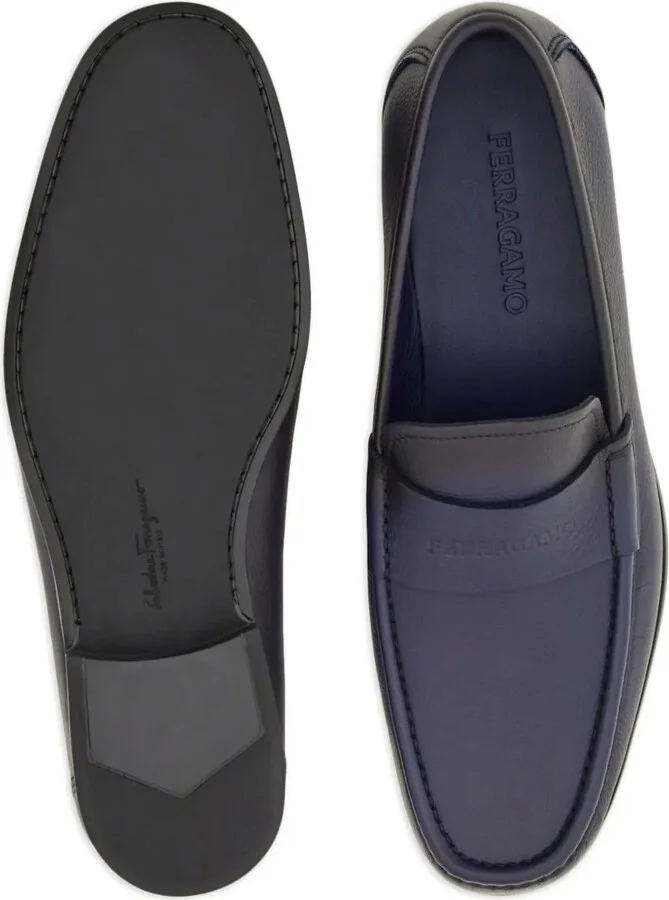 Logo-Debossed Leather Loafers - Image 5