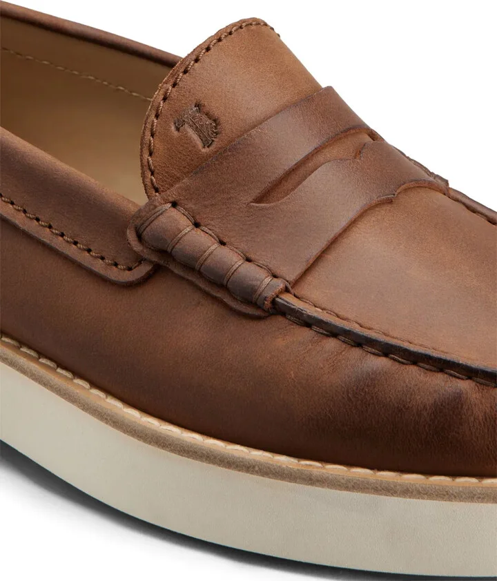 Logo-Debossed Leather Loafers - Image 5