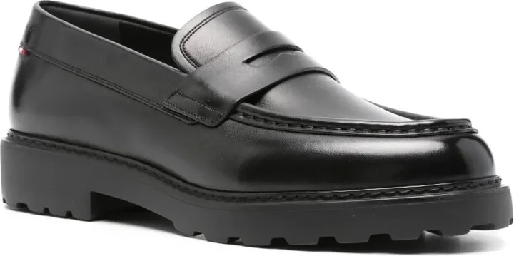Logo-Debossed Leather Loafers - Image 2