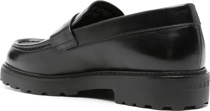 Logo-Debossed Leather Loafers - Image 3