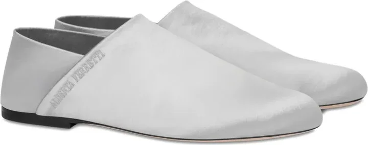 Logo-Debossed Leather Loafers - Image 2
