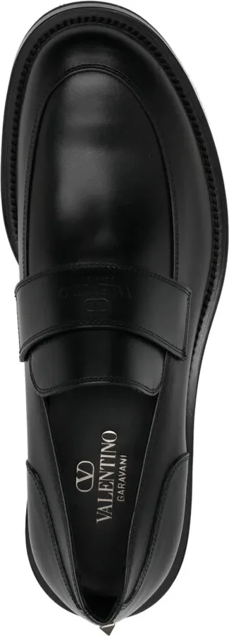 Logo-Debossed Leather Loafers - Image 4
