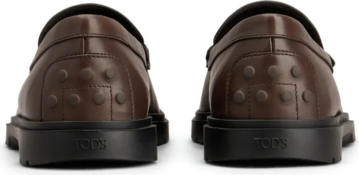Logo-Debossed Leather Loafers - Image 3