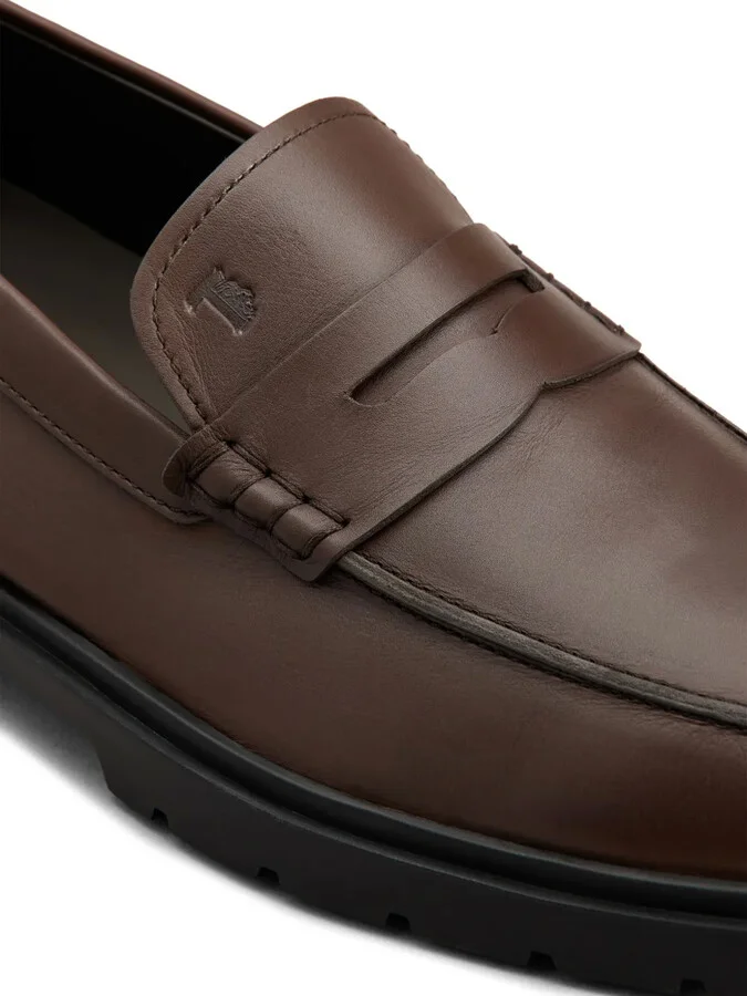 Logo-Debossed Leather Loafers - Image 5