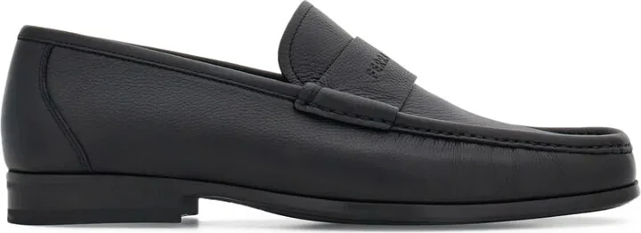 Logo-Debossed Leather Loafers