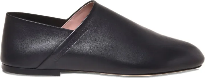 Logo-Debossed Leather Loafers