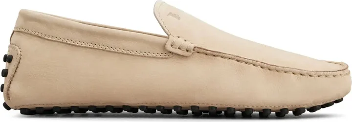 Logo-Debossed Leather Loafers