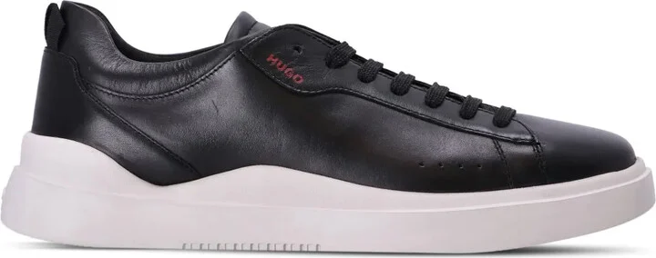 Logo-Debossed Leather Low-Top Sneakers