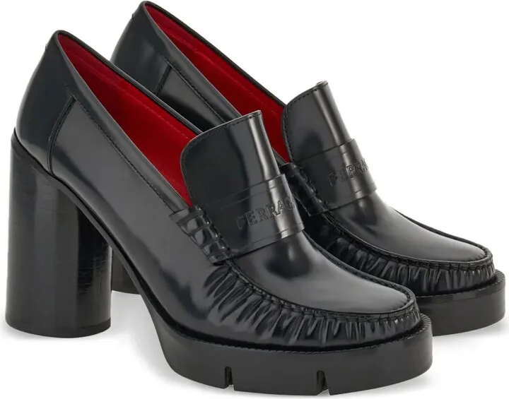 Logo-Debossed Leather Moccasins - Image 2