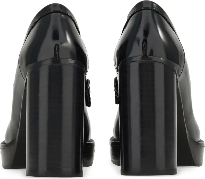 Logo-Debossed Leather Moccasins - Image 3