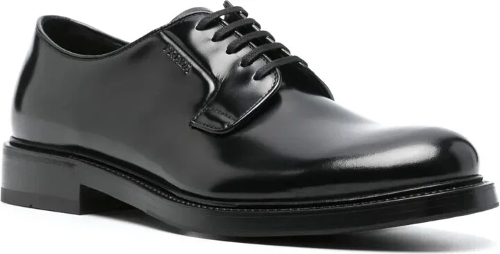 Logo-Debossed Leather Oxford Shoes - Image 2