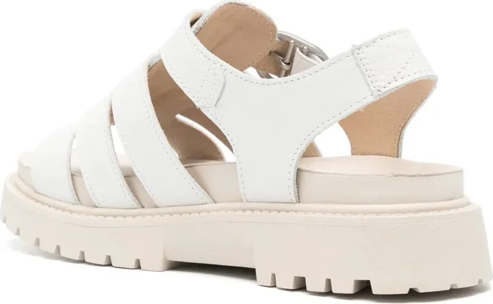 Logo-Debossed Leather Sandals - Image 3