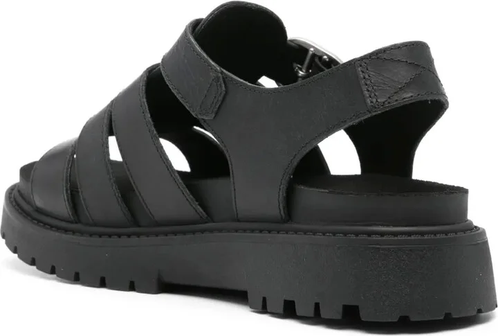 Logo-Debossed Leather Sandals - Image 3