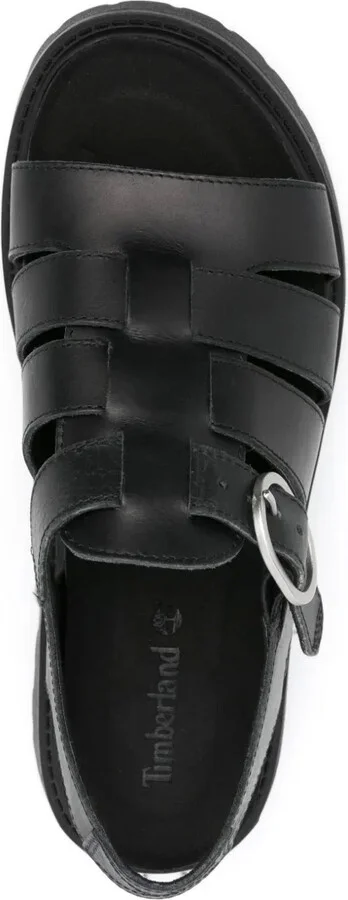 Logo-Debossed Leather Sandals - Image 4