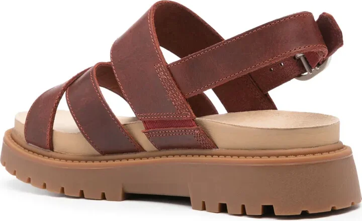 Logo-Debossed Leather Sandals - Image 3