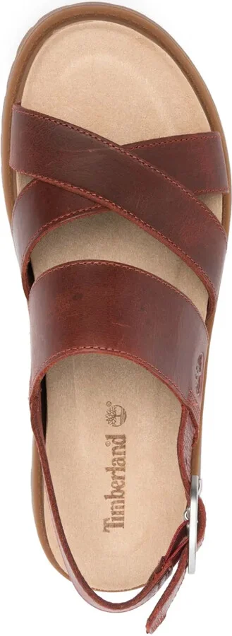 Logo-Debossed Leather Sandals - Image 4