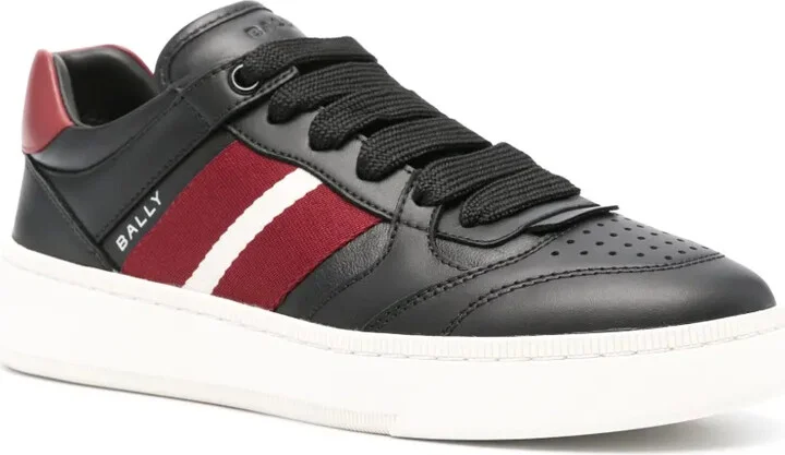 Logo-Debossed Leather Sneakers - Image 2