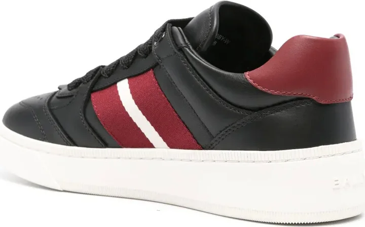 Logo-Debossed Leather Sneakers - Image 3