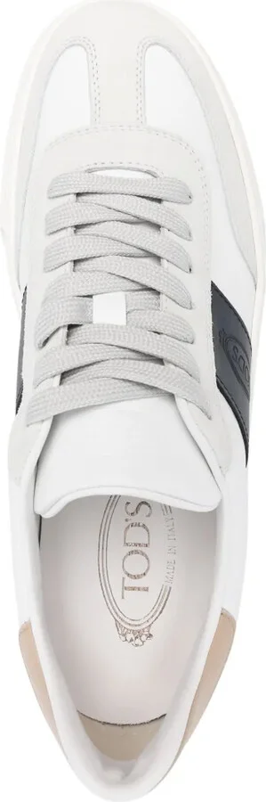 Logo-Debossed Leather Sneakers - Image 4