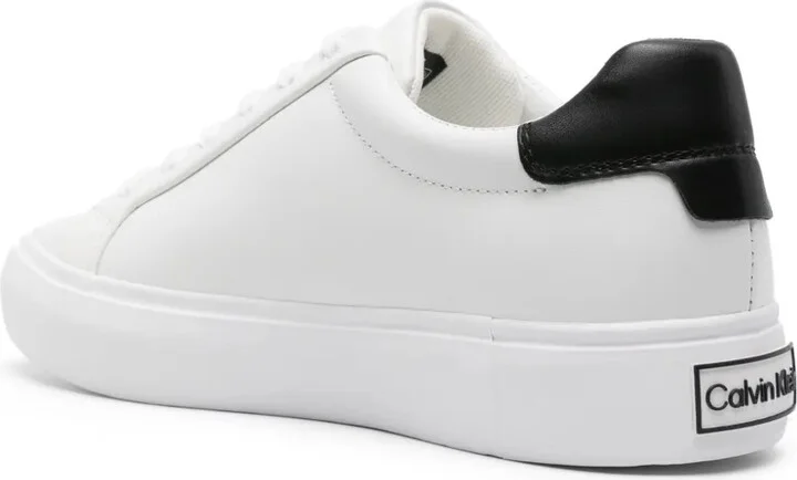 Logo-Debossed Leather Sneakers - Image 3