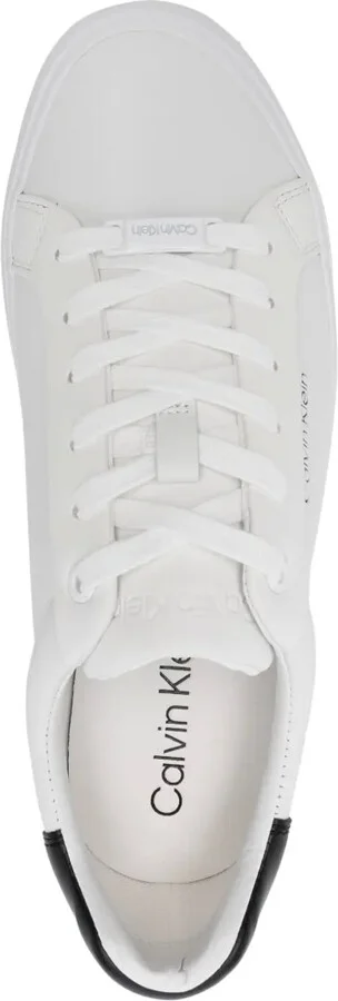 Logo-Debossed Leather Sneakers - Image 4