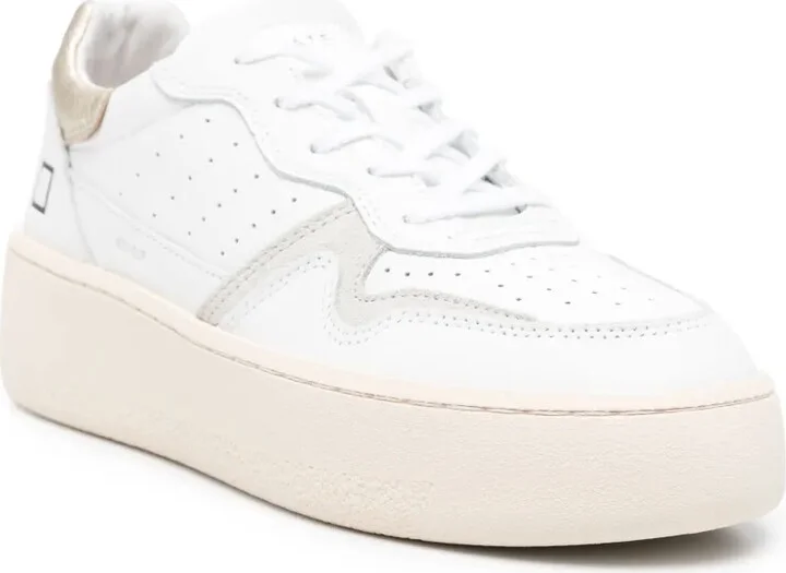 Logo-Debossed Leather Sneakers - Image 2